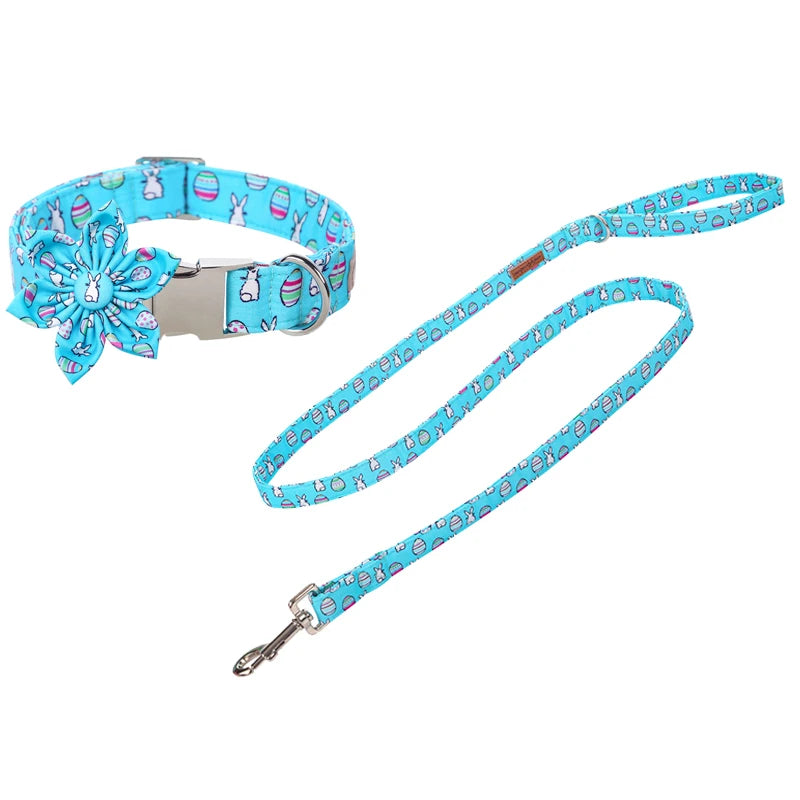 Easter Day Dog Collar with Bowtie