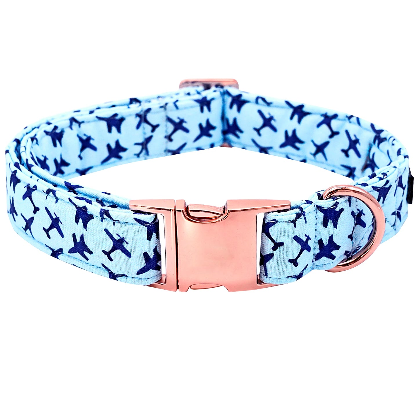 Jet Blue Dog BowTie Collar